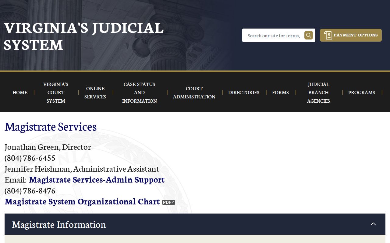 Cumberland County bench warrant reference explaining magistrate authority