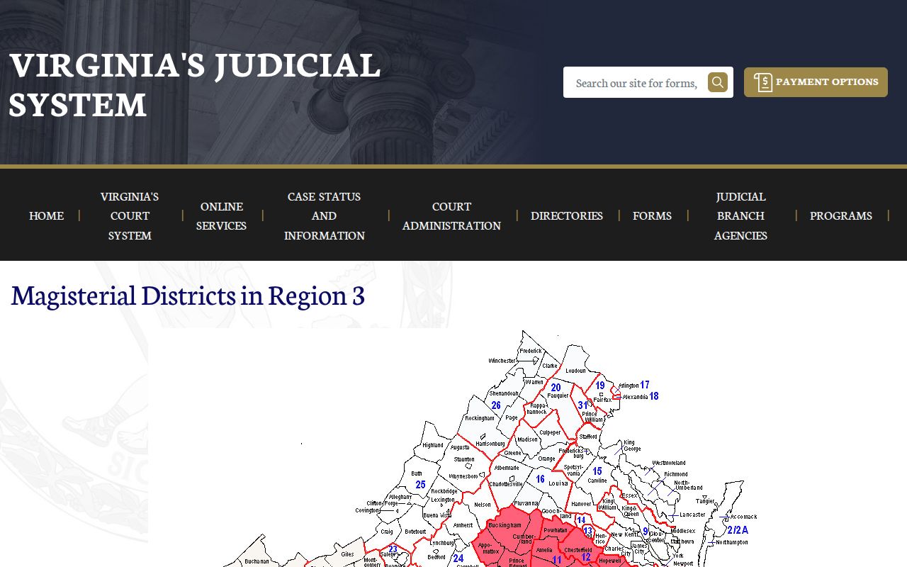 Cumberland County bench warrant reference showing District 10 in Magistrate Region 3